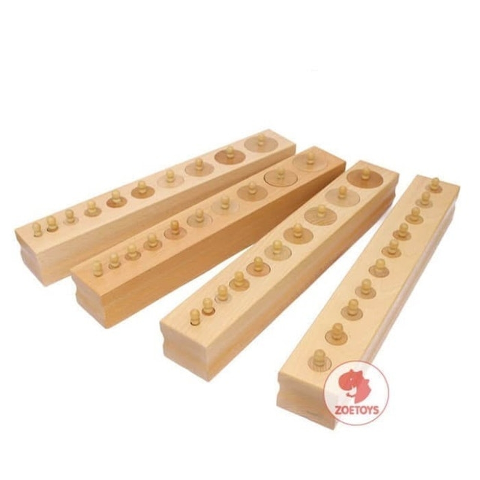 Zoetoys Montessori Knob Cylinder 10 Translation missing: id.activerecord.decorators.item_part_image/alt