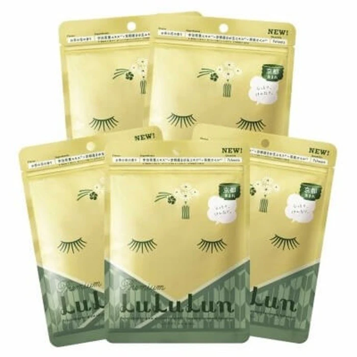 Lululun Premium Kyoto Green Tea Sheet Mask Translation missing: id.activerecord.decorators.item_part_image/alt