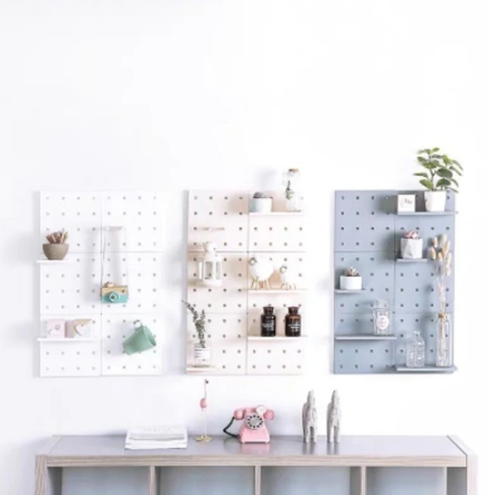 99K HOME DIY Peg Board House Storage Shelves Home Decor Wall Translation missing: id.activerecord.decorators.item_part_image/alt