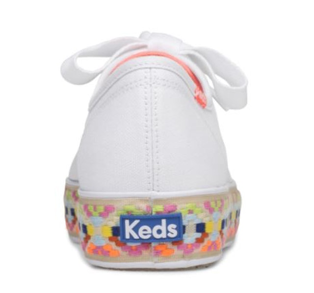 Keds Rifle Paper Co. Triple Kick Rosalie Embroidered Jute Translation missing: id.activerecord.decorators.item_part_image/alt