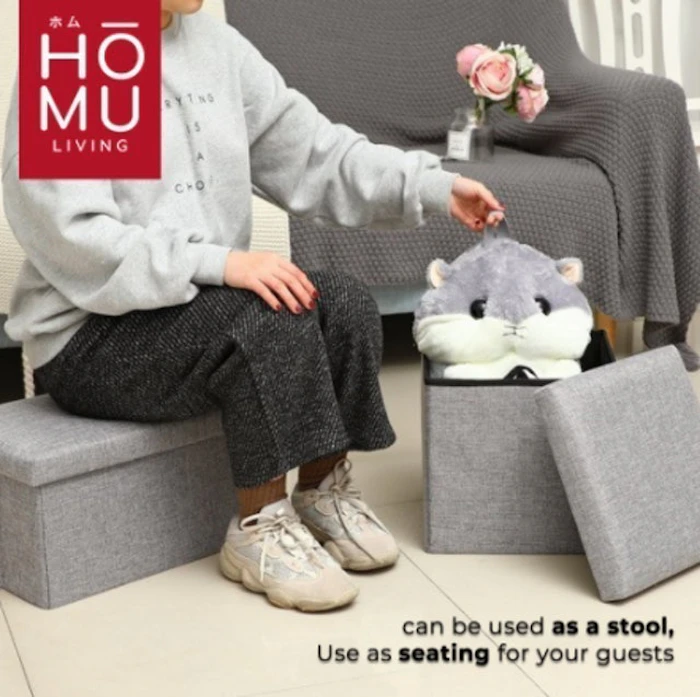 Hōmu Living Storage Box Stool Translation missing: id.activerecord.decorators.item_part_image/alt