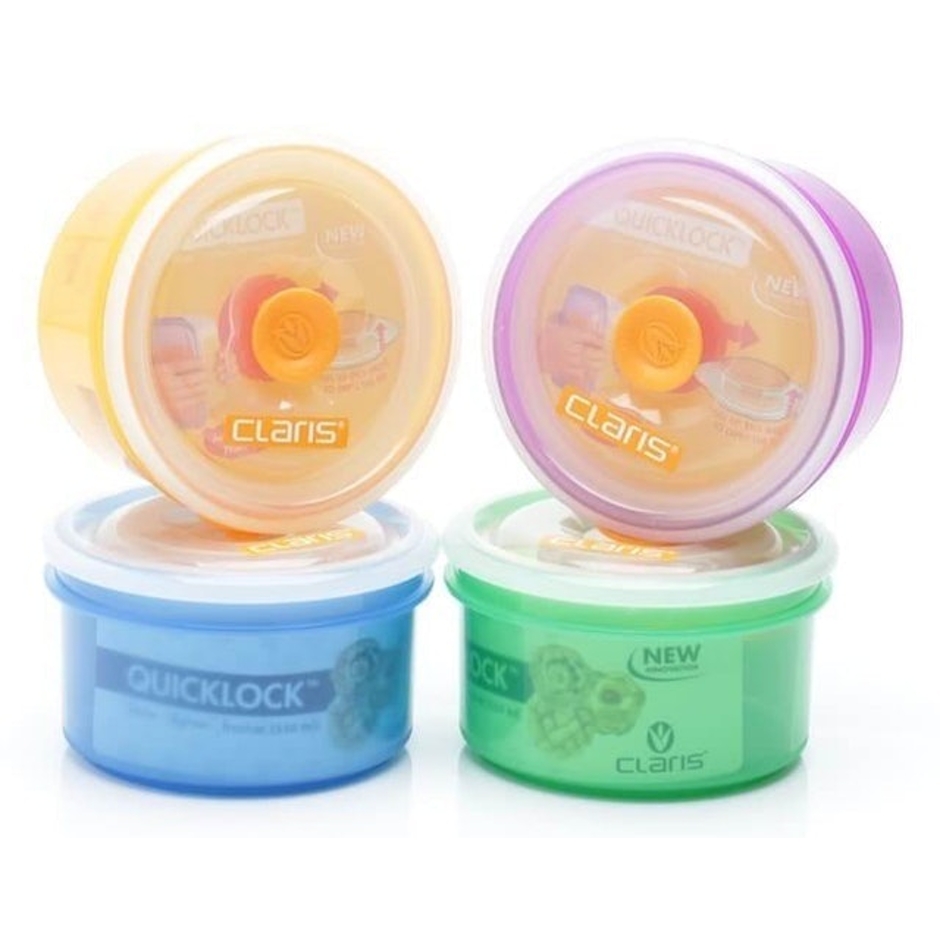 Claris Quicklock Round Air Tight Food Container Translation missing: id.activerecord.decorators.item_part_image/alt