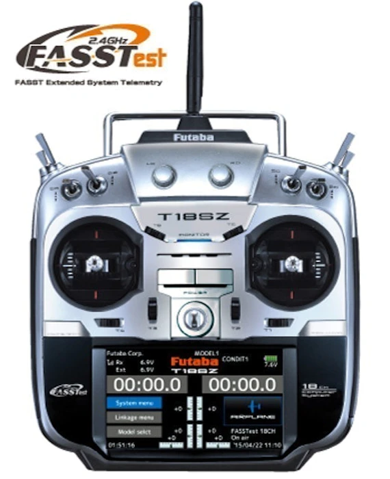 Futaba 18SZ (18ch 2.4GHz FASSTest SYSTEM) Translation missing: id.activerecord.decorators.item_part_image/alt