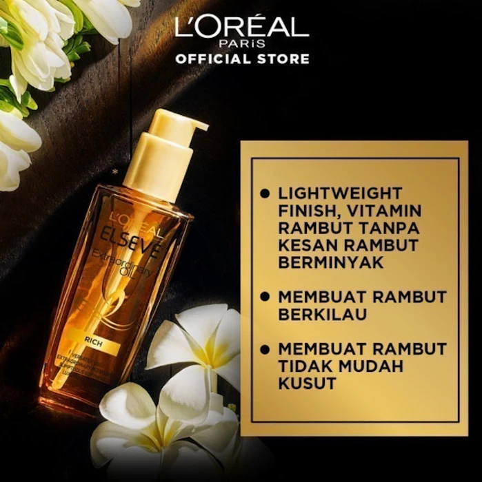 L'Oreal Paris Elvive Extraordinary Oil Gold Hair Treatment Serum Translation missing: id.activerecord.decorators.item_part_image/alt