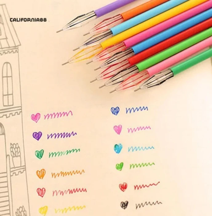 12 Pcs Set Colorful Gel Ink Pen Translation missing: id.activerecord.decorators.item_part_image/alt