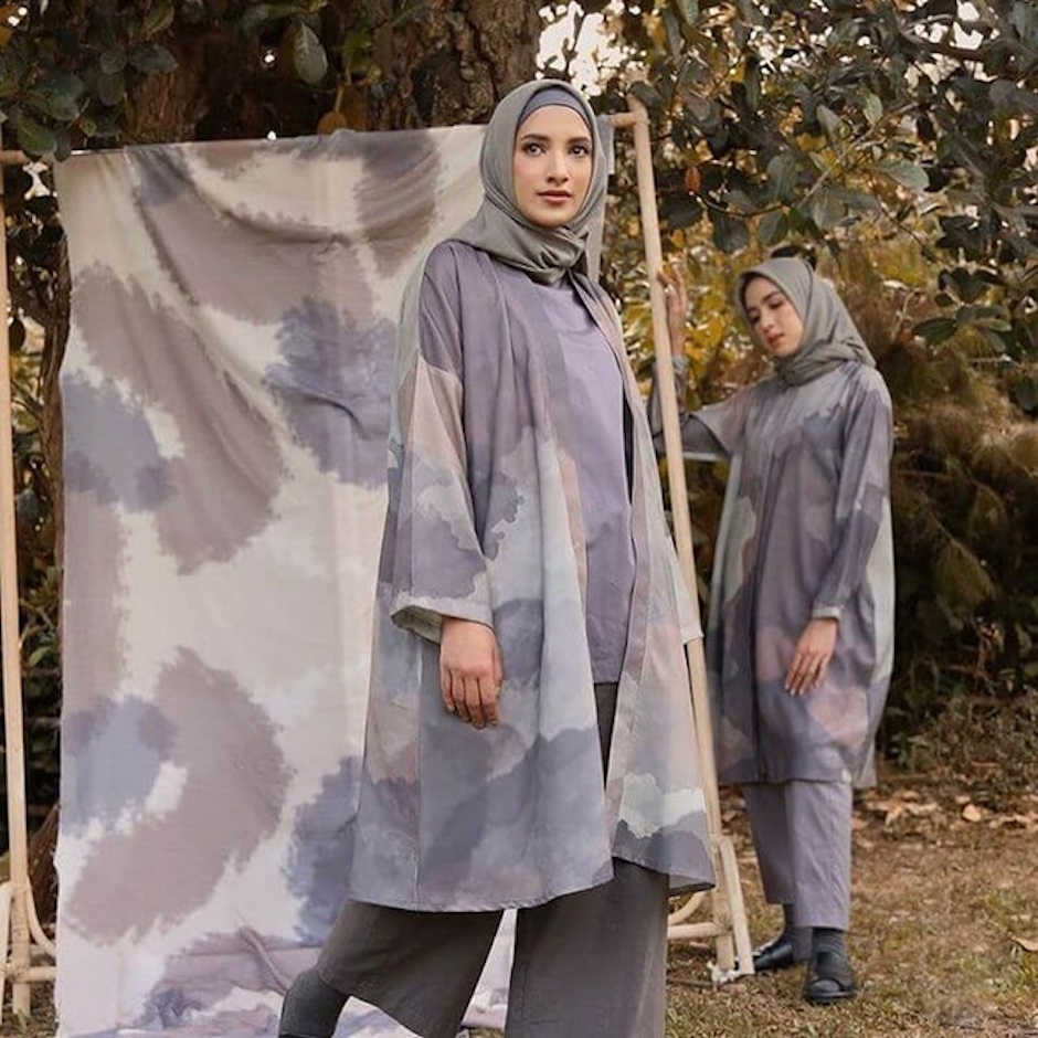 Maima Indonesia Splatter Outer Mocca Grey Translation missing: id.activerecord.decorators.item_part_image/alt