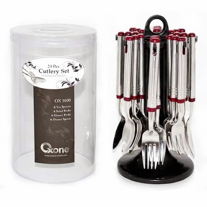 Oxone Sendok & Garpu 24 Pcs Translation missing: id.activerecord.decorators.item_part_image/alt