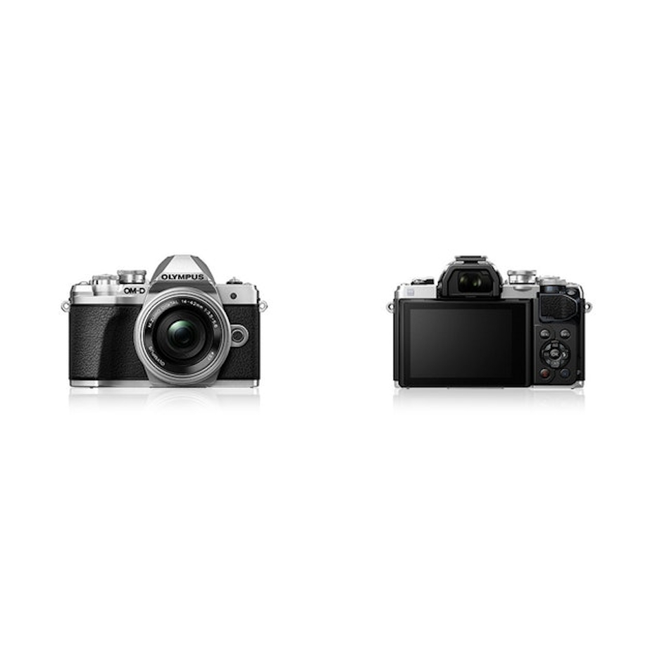 Olympus OM-D E-M10 III Kit M. Zuiko 14-42mm EZ + 45 mm f 1.8 - Black Translation missing: id.activerecord.decorators.item_part_image/alt