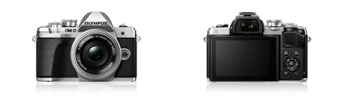 Olympus OM-D E-M10 III Kit M. Zuiko 14-42mm EZ + 45 mm f 1.8 - Black Translation missing: id.activerecord.decorators.item_part_image/alt