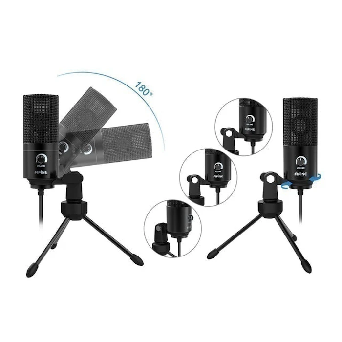 FIFINE MICROPHONE USB Microphone with Volume Dial Translation missing: id.activerecord.decorators.item_part_image/alt