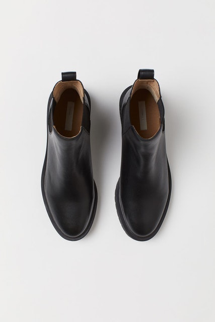 H&M Leather Chelsea Boots Translation missing: id.activerecord.decorators.item_part_image/alt