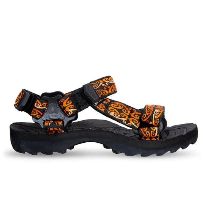 Eiger Ugimba Roll Strap Pattern 1 Sandals - Orange Translation missing: id.activerecord.decorators.item_part_image/alt