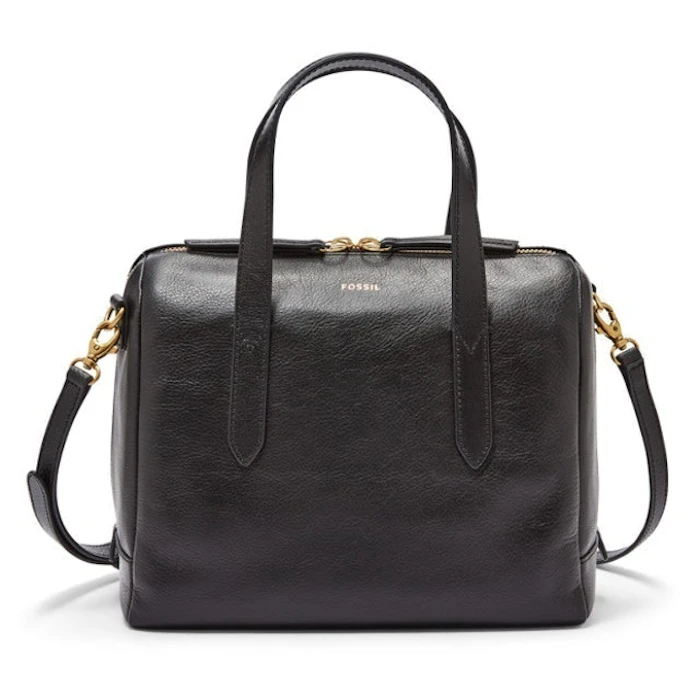 Fossil Sydney Satchel - Black Translation missing: id.activerecord.decorators.item_part_image/alt