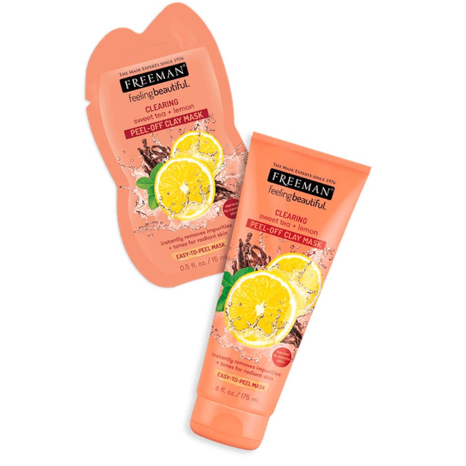 Freeman Beauty Freeman Feeling Beautiful Clearing Sweet Tea + Lemon Peel-Off Clay Mask Translation missing: id.activerecord.decorators.item_part_image/alt