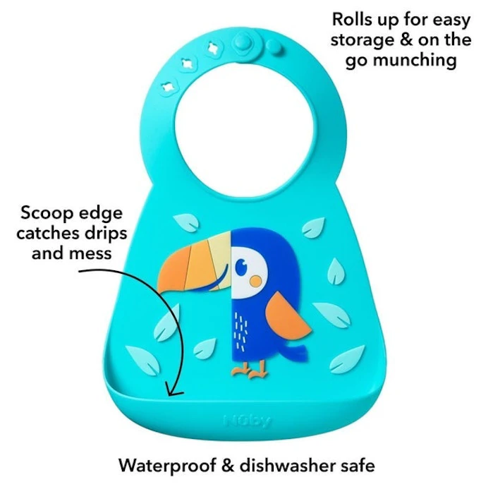 Nuby 3D Silicone Bib Translation missing: id.activerecord.decorators.item_part_image/alt
