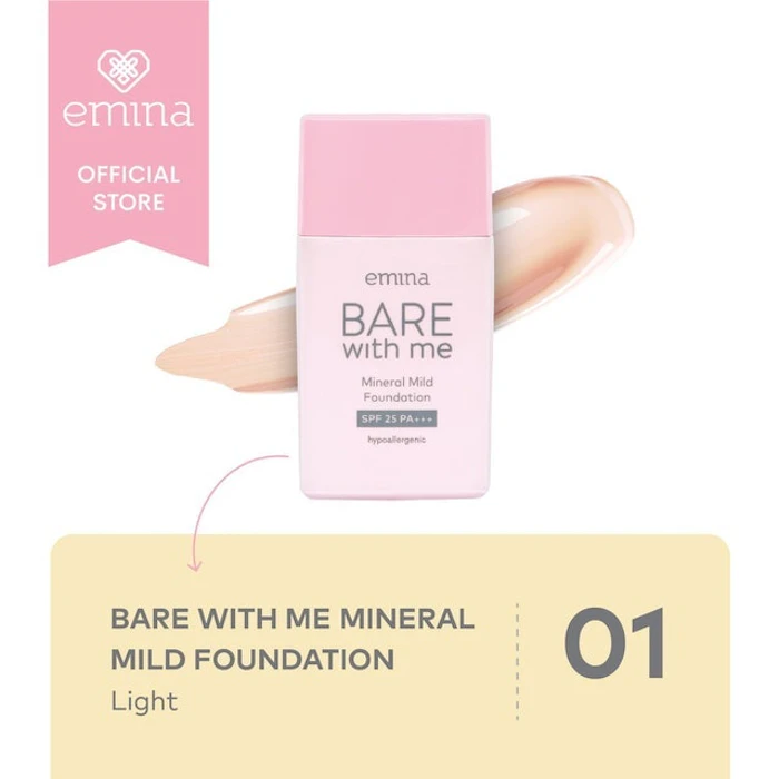 Emina Bare with Me Mineral Mild Foundation Translation missing: id.activerecord.decorators.item_part_image/alt