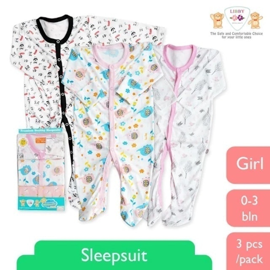 Libby Sleepsuit Premium Healthy Packs Translation missing: id.activerecord.decorators.item_part_image/alt