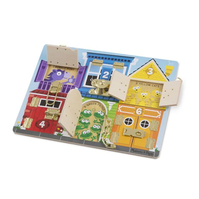 Melissa & Doug Wooden Latches Board Translation missing: id.activerecord.decorators.item_part_image/alt