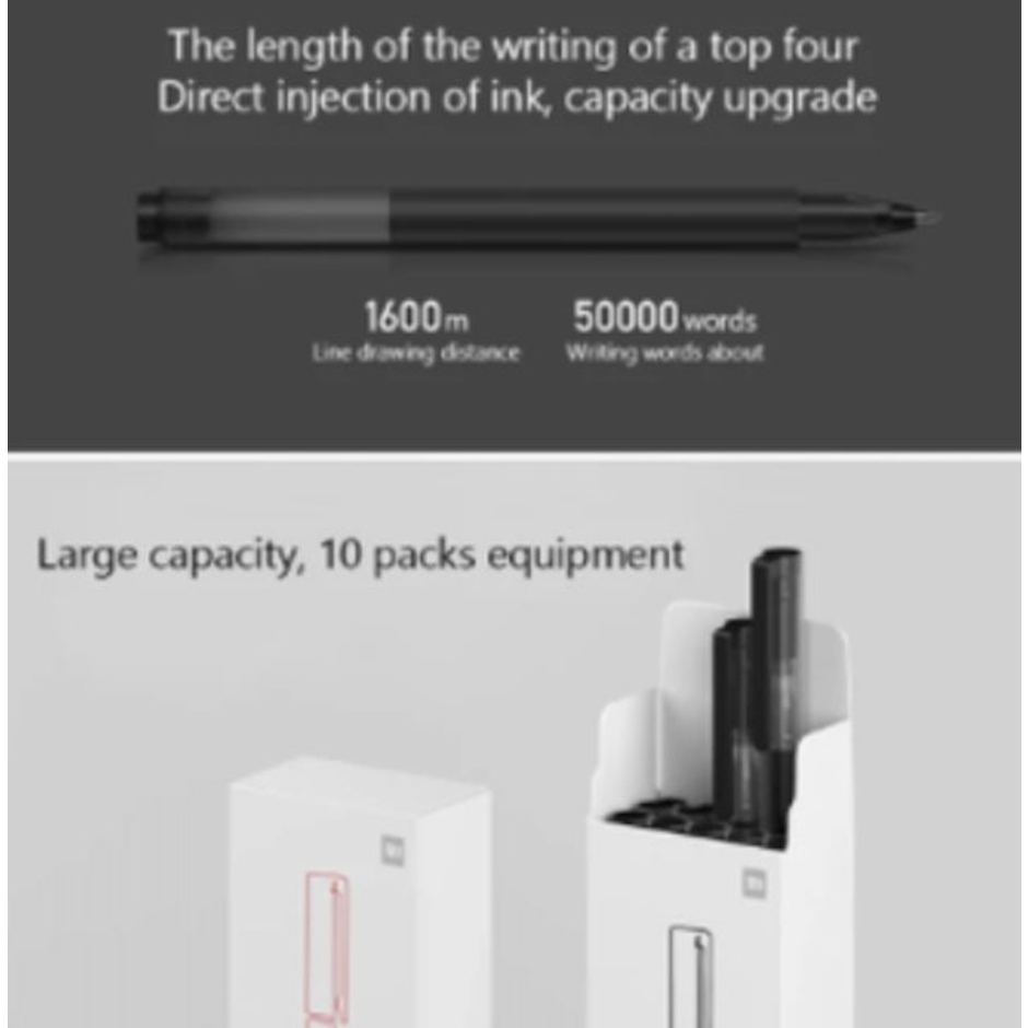 Xiaomi Mijia Gel Pen 0.5mm Translation missing: id.activerecord.decorators.item_part_image/alt