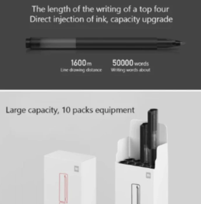 Xiaomi Mijia Gel Pen 0.5mm Translation missing: id.activerecord.decorators.item_part_image/alt