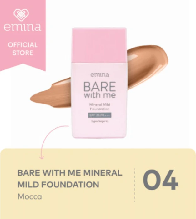 Emina Bare with Me Mineral Mild Foundation Translation missing: id.activerecord.decorators.item_part_image/alt