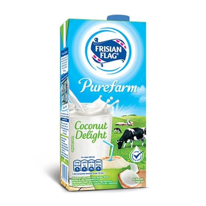 Frisian Flag Purefarm Flavour Milk Coconut Delight Translation missing: id.activerecord.decorators.item_part_image/alt