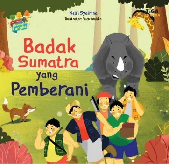 Nelfi Syafrina Seri Cerita Hewan Langka: Badak Sumatra yang Pemberani Translation missing: id.activerecord.decorators.item_part_image/alt