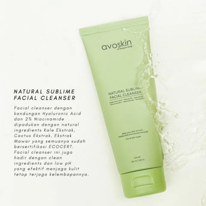 Avoskin Natural Sublime Facial Cleanser Translation missing: id.activerecord.decorators.item_part_image/alt