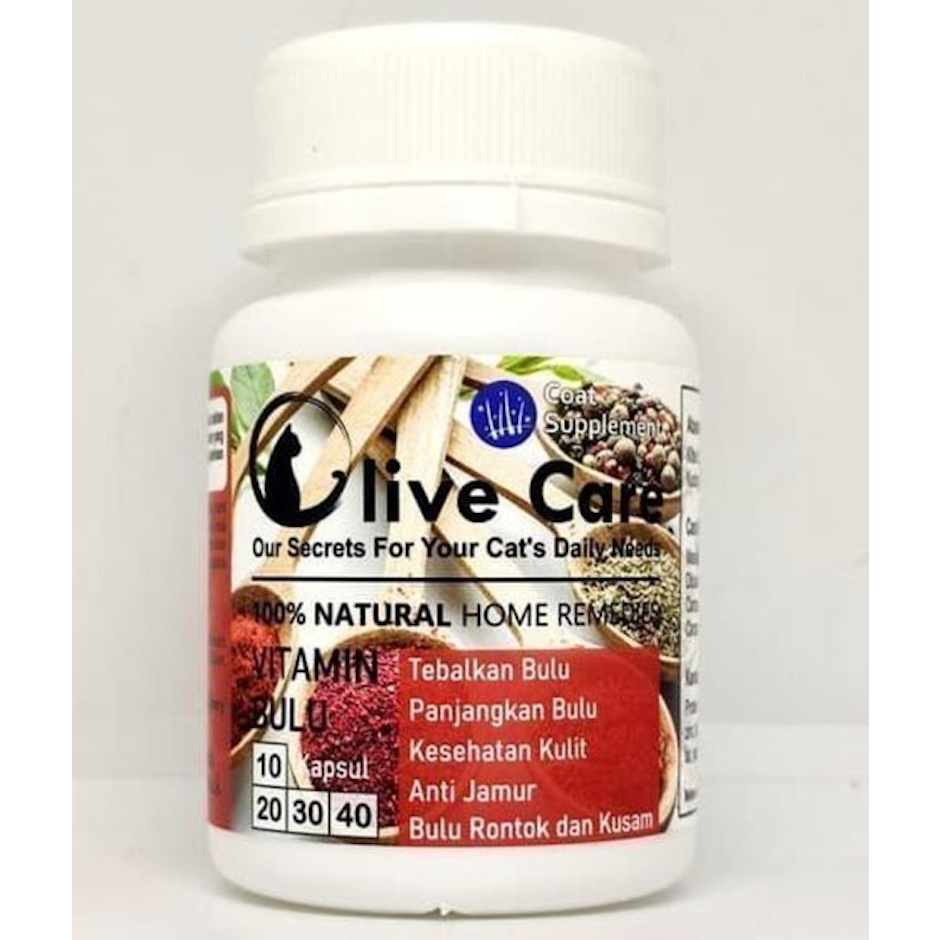 Olive Care Vitamin Kucing untuk Bulu Lebat dan Panjang Translation missing: id.activerecord.decorators.item_part_image/alt