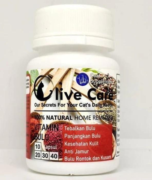 Olive Care Vitamin Kucing untuk Bulu Lebat dan Panjang Translation missing: id.activerecord.decorators.item_part_image/alt