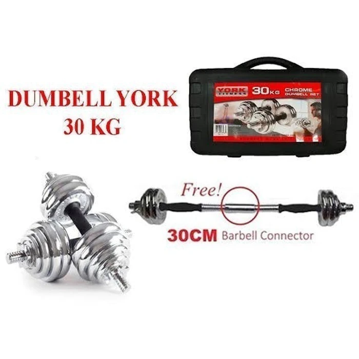 York Fitness York Dumbell Set 30 kg Translation missing: id.activerecord.decorators.item_part_image/alt