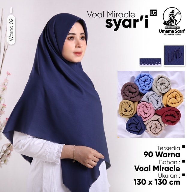 Umama Scarf  Voal Miracle Plain Syar'i Translation missing: id.activerecord.decorators.item_part_image/alt