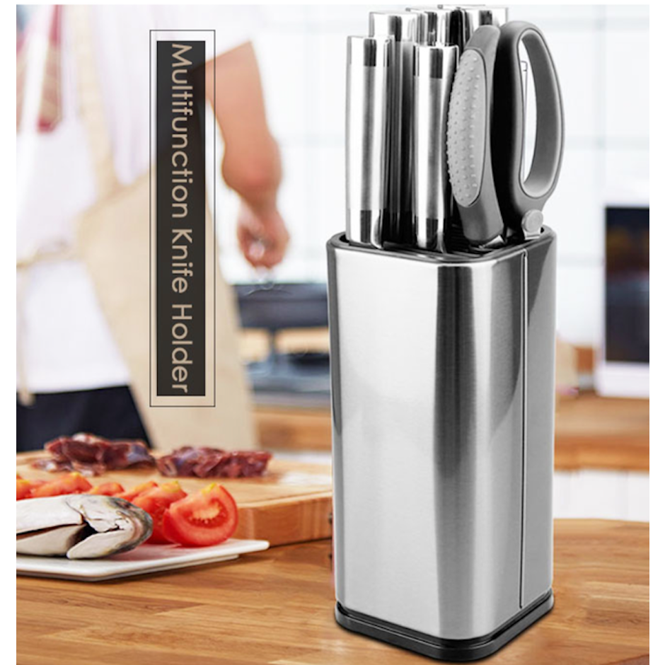 Holder Penyimpanan Pisau Dapur Bahan Stainless Steel Translation missing: id.activerecord.decorators.item_part_image/alt