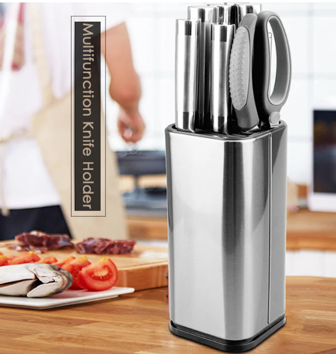 Holder Penyimpanan Pisau Dapur Bahan Stainless Steel Translation missing: id.activerecord.decorators.item_part_image/alt