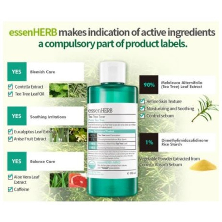 essenHERB Tea Tree Toner Translation missing: id.activerecord.decorators.item_part_image/alt