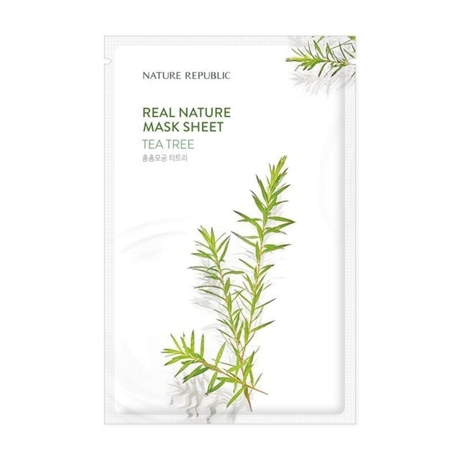 Nature Republic Real Nature Tea Tree Mask Sheet Translation missing: id.activerecord.decorators.item_part_image/alt