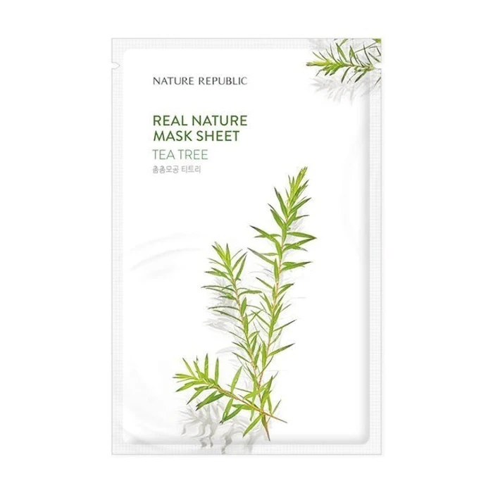 Nature Republic Real Nature Tea Tree Mask Sheet Translation missing: id.activerecord.decorators.item_part_image/alt
