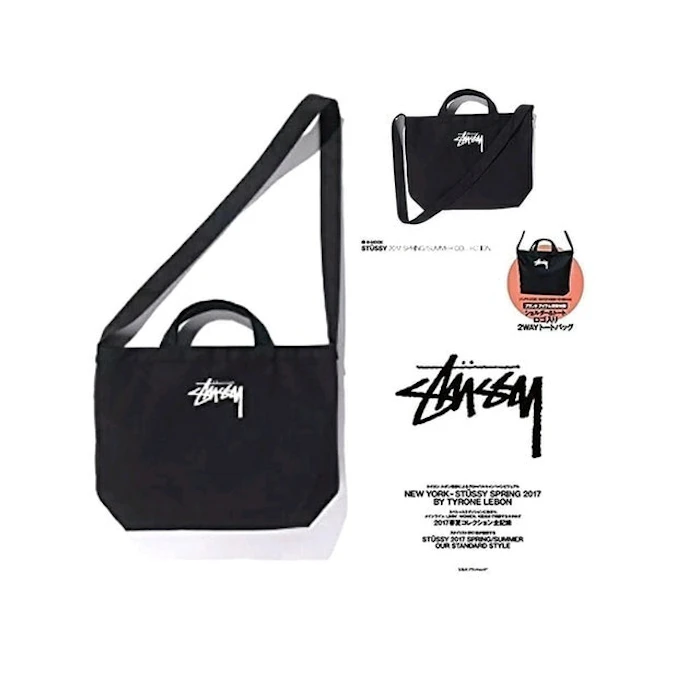 Stussy Two Way Tote Bag Translation missing: id.activerecord.decorators.item_part_image/alt