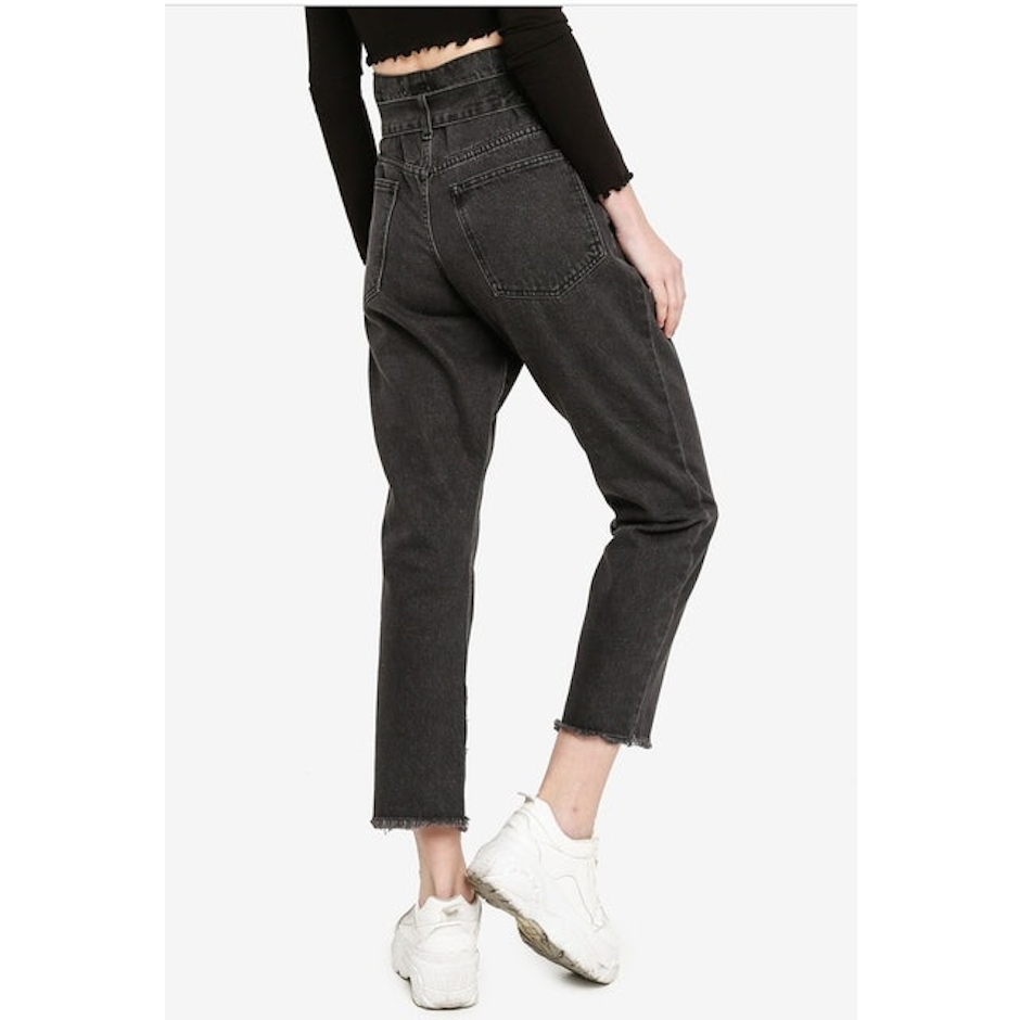 FOREVER 21 Belted High Rise Jeans Translation missing: id.activerecord.decorators.item_part_image/alt