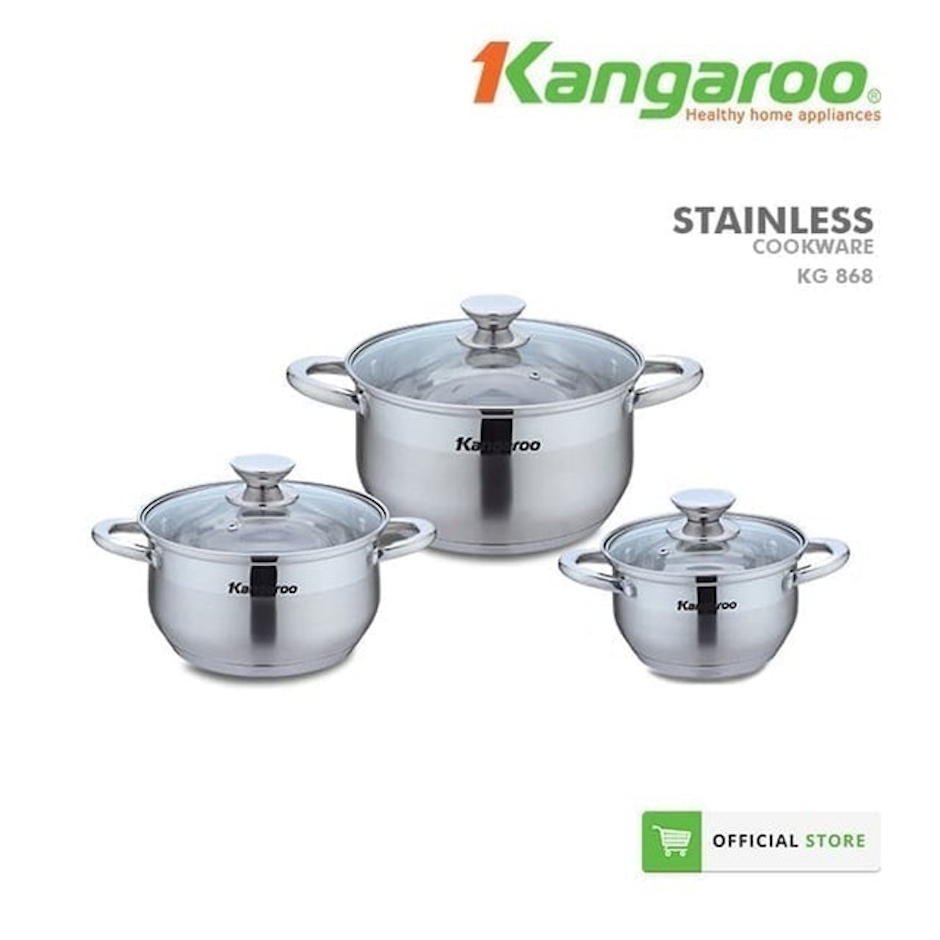 Kangaroo Stainless Cookware Translation missing: id.activerecord.decorators.item_part_image/alt