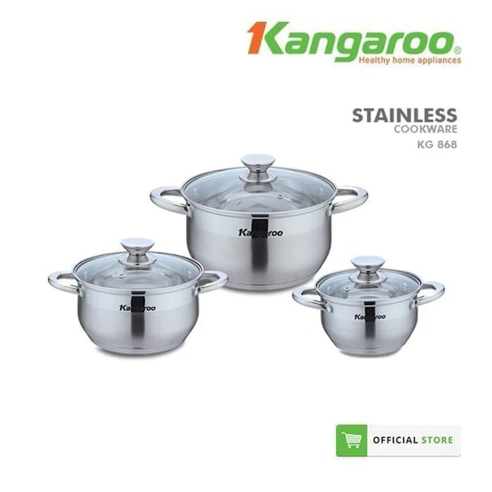 Kangaroo Stainless Cookware Translation missing: id.activerecord.decorators.item_part_image/alt