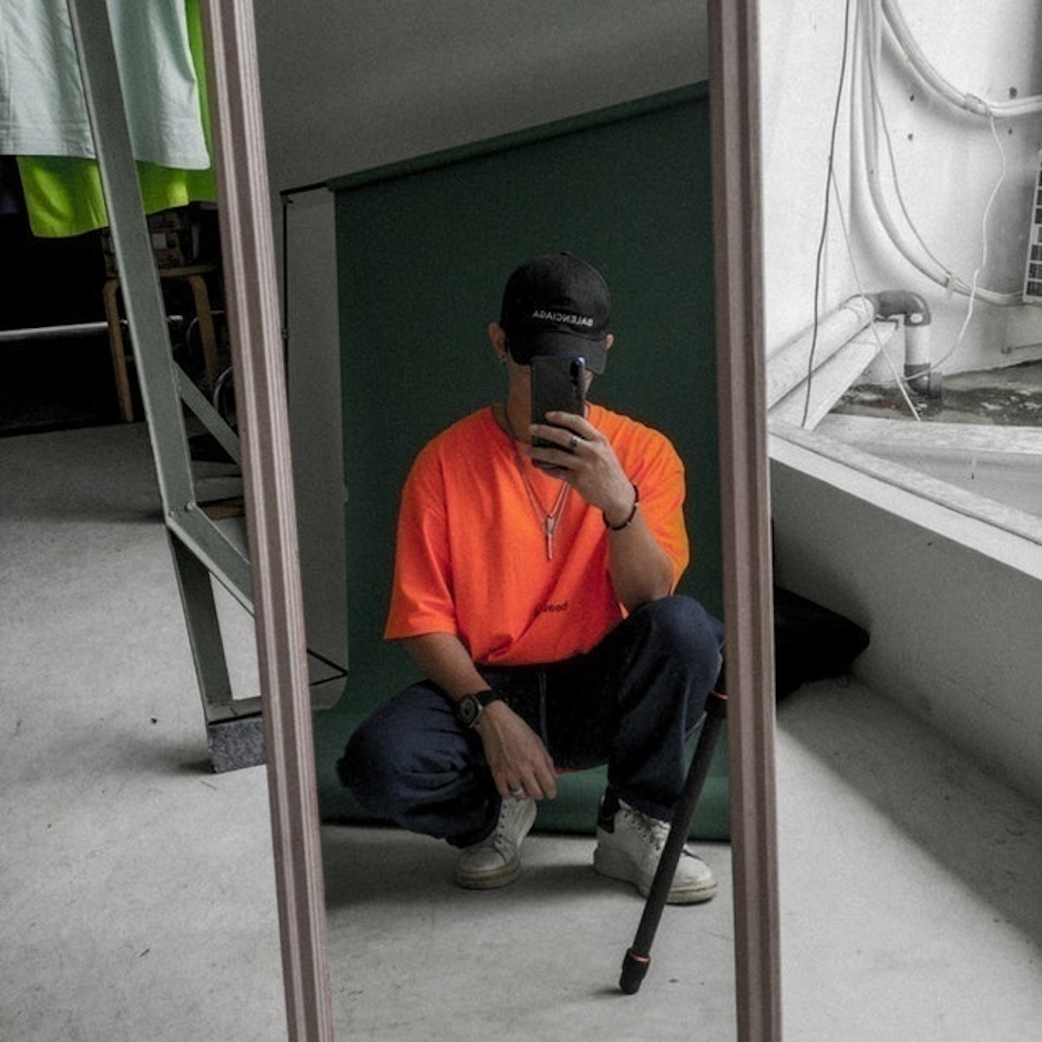 Minorities Perspective Orange Oversized Fit Tshirt Translation missing: id.activerecord.decorators.item_part_image/alt