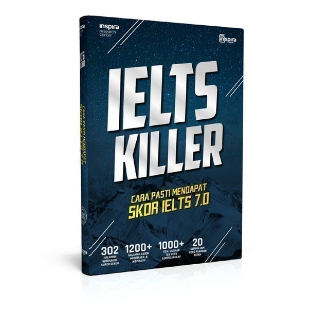 Inspira Book IELTS Killer Cara Pasti Mendapat Skor IELTS 7.0 Translation missing: id.activerecord.decorators.item_part_image/alt