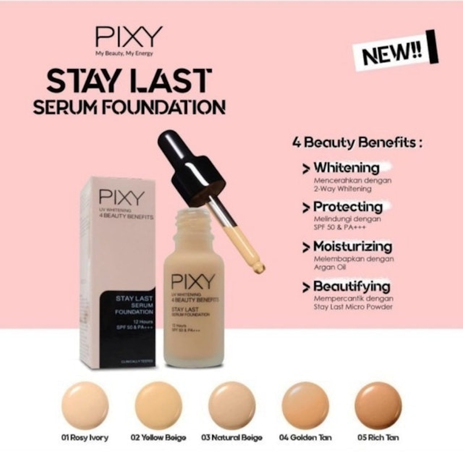 Mandom PIXY UV Whitening Stay Last Serum Foundation Translation missing: id.activerecord.decorators.item_part_image/alt