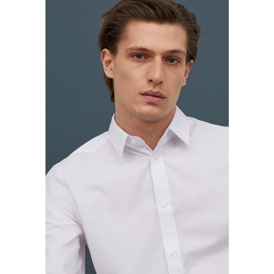 H&M Easy-iron Shirt Slim Fit Translation missing: id.activerecord.decorators.item_part_image/alt