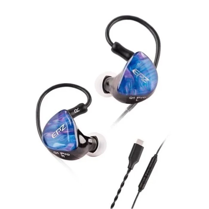 EPZ Q1 Pro Earphone Wired HIFI Bass Dynamic Driver In Ear Earphone Translation missing: id.activerecord.decorators.item_part_image/alt