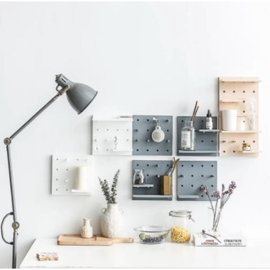 99K HOME DIY Peg Board House Storage Shelves Home Decor Wall Translation missing: id.activerecord.decorators.item_part_image/alt