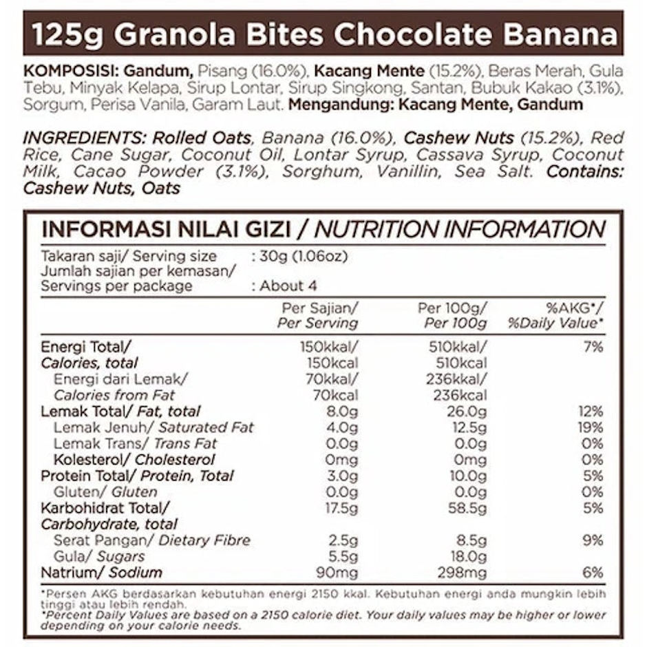 East Bali Cashews Chocolate Banana Granola Bites Translation missing: id.activerecord.decorators.item_part_image/alt