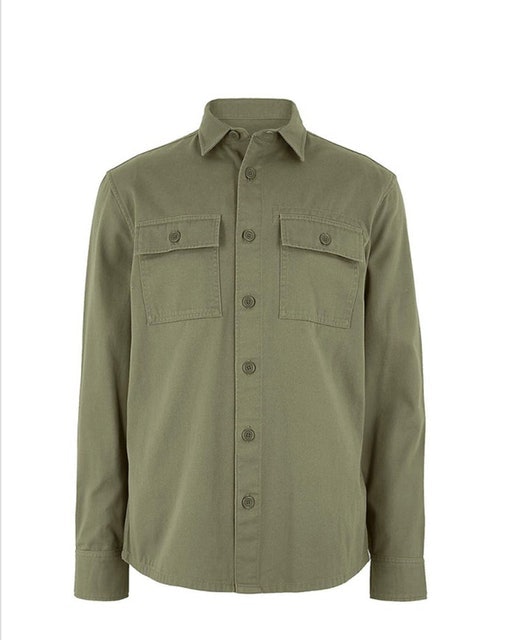 MARKS & SPENCER  Pure Cotton Twill Overshirt Translation missing: id.activerecord.decorators.item_part_image/alt
