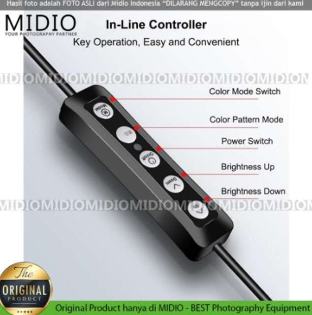 MIDIO Ring Light Rainbow  Translation missing: id.activerecord.decorators.item_part_image/alt